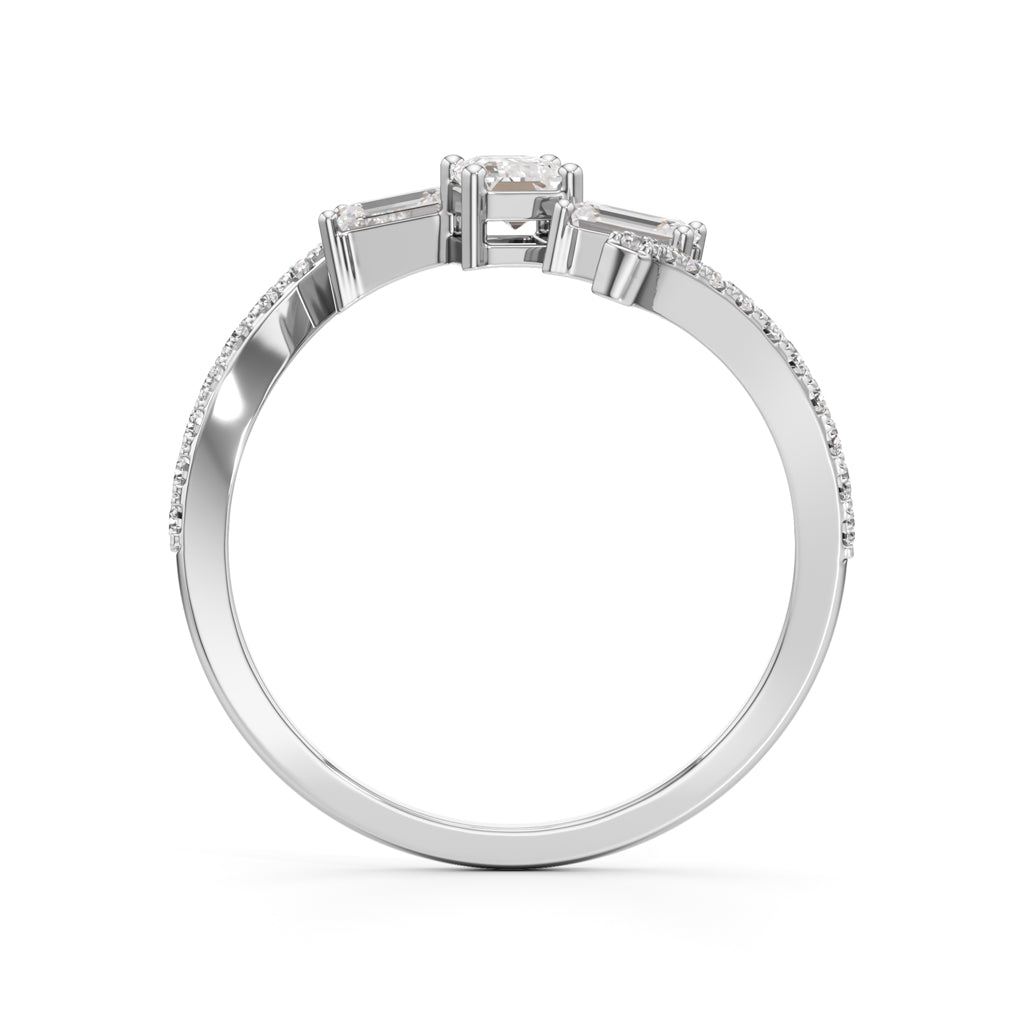 Celeste Spiral Elegance Ring