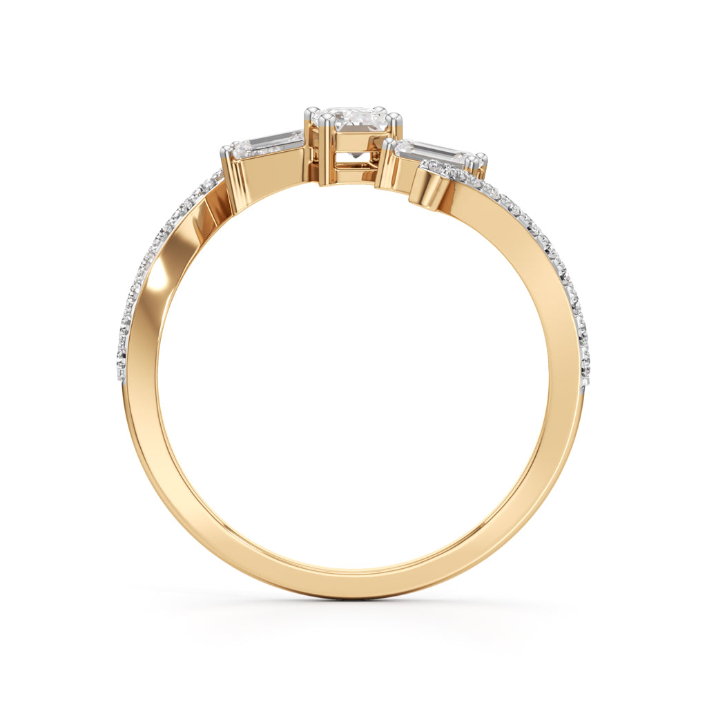 Celeste Spiral Elegance Ring