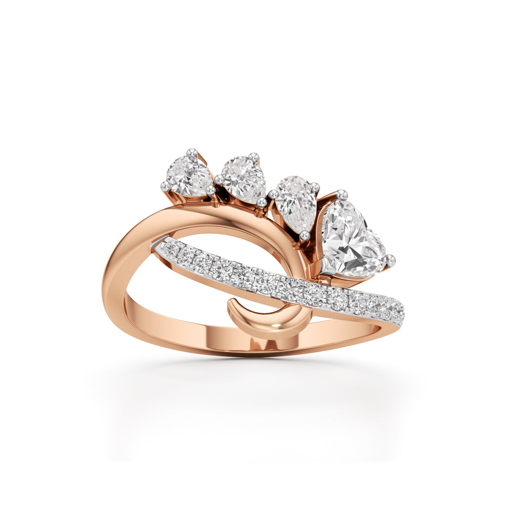 Roselle Heart Harmony Ring