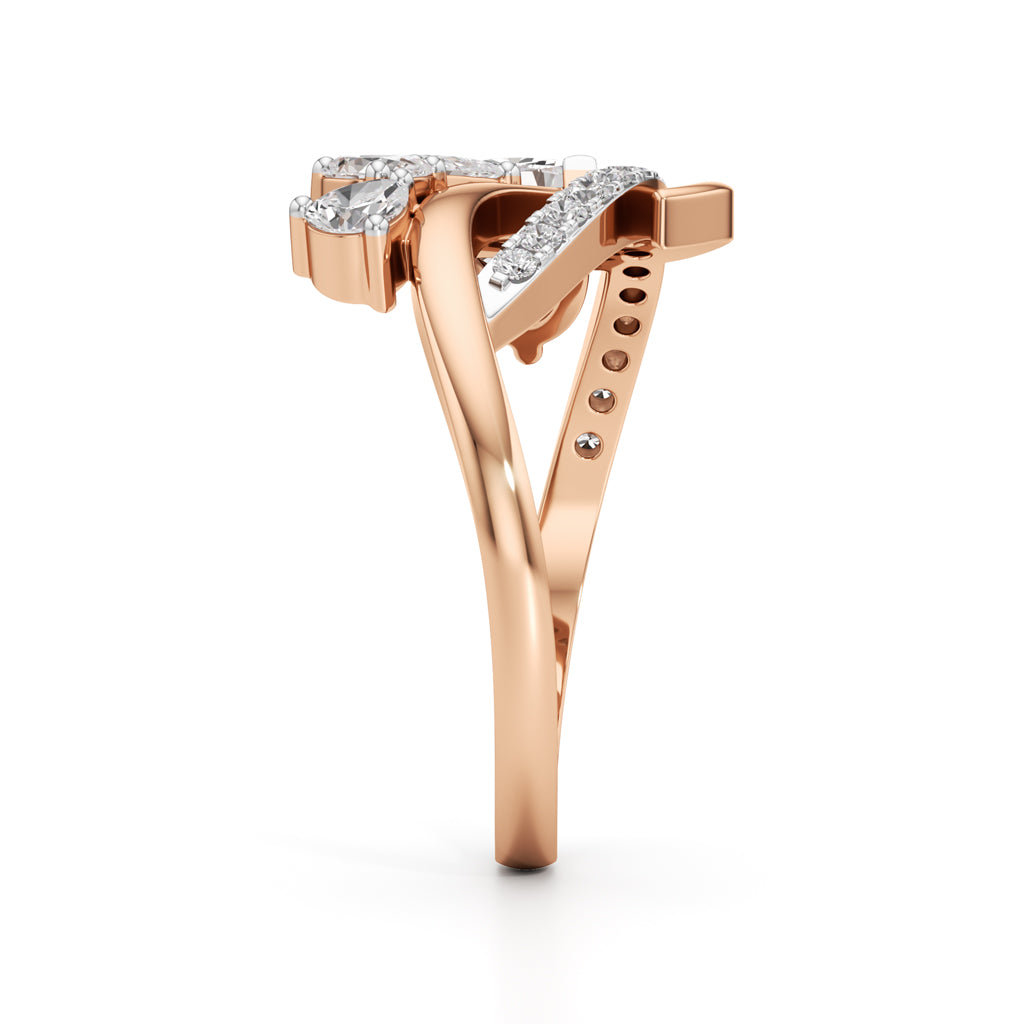 Roselle Heart Harmony Ring