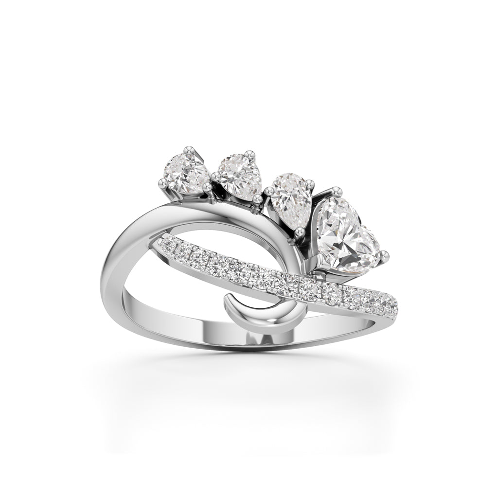 Roselle Heart Harmony Ring