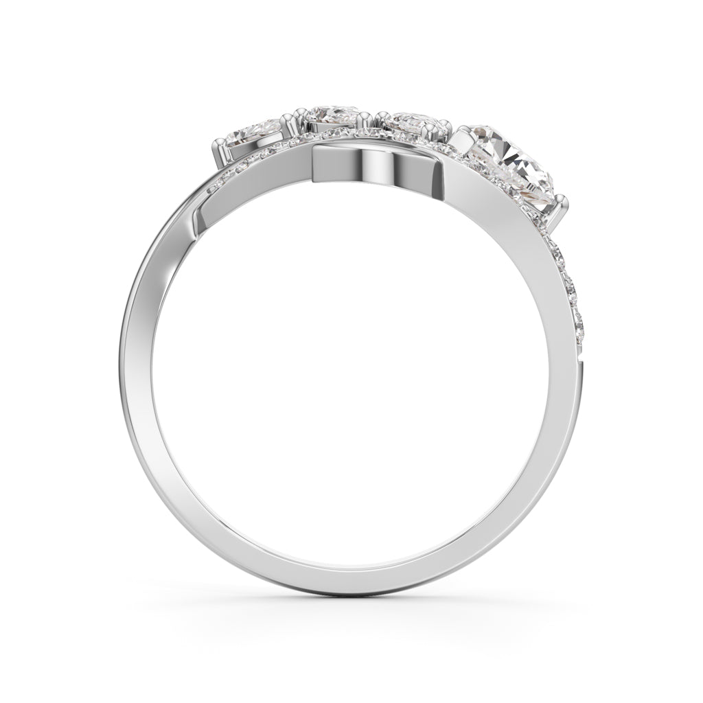 Roselle Heart Harmony Ring