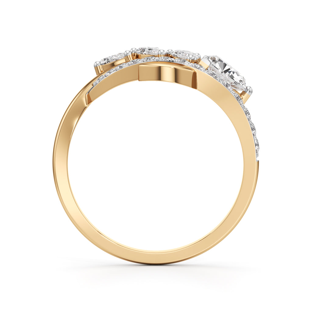 Roselle Heart Harmony Ring