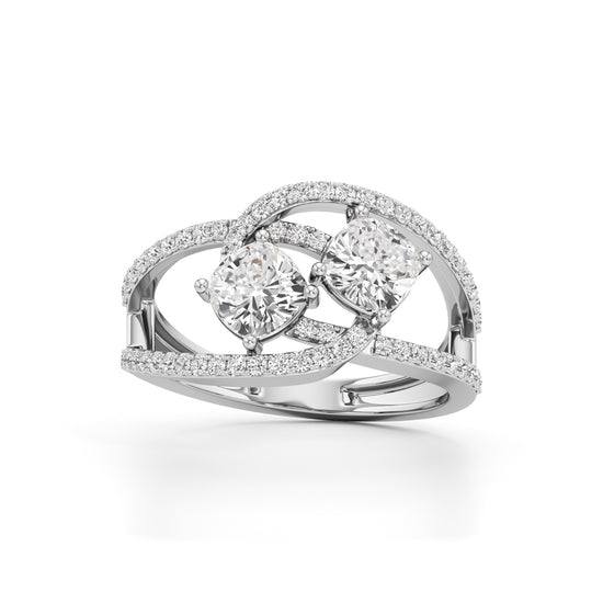 Aurora Dual Radiance Diamond Ring