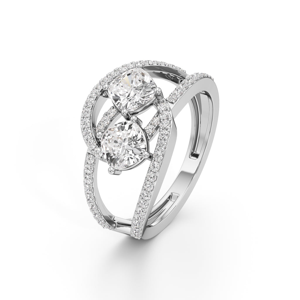 Aurora Dual Radiance Diamond Ring