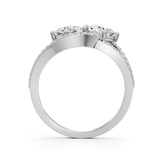 Aurora Dual Radiance Diamond Ring