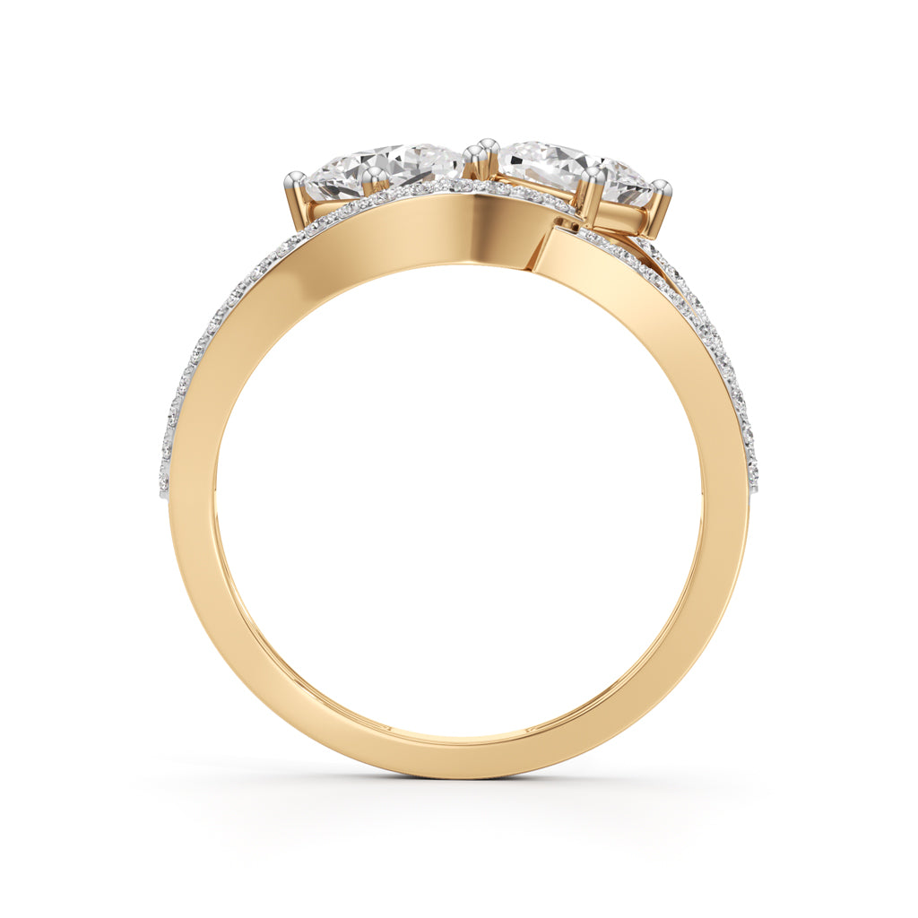 Aurora Dual Radiance Diamond Ring