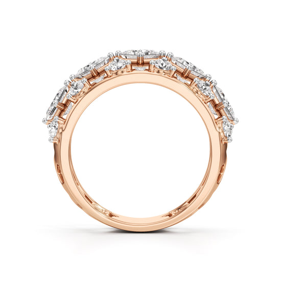 Celestia Regal Diamond Cluster Ring