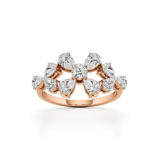 Florenza Petal Cluster Ring