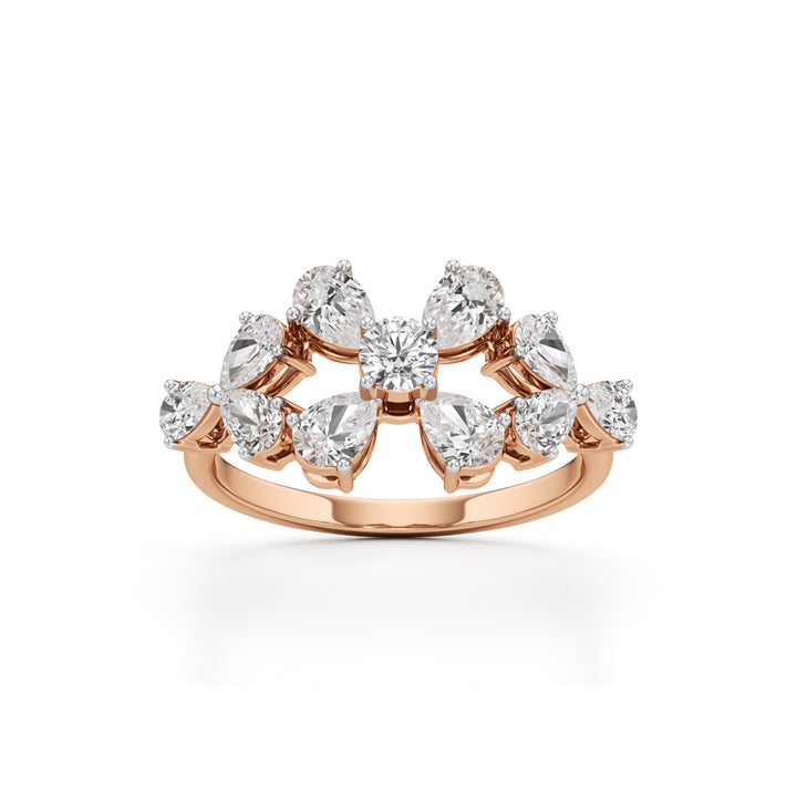 Florenza Petal Cluster Ring
