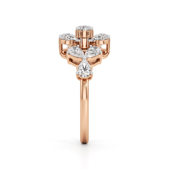 Florenza Petal Cluster Ring