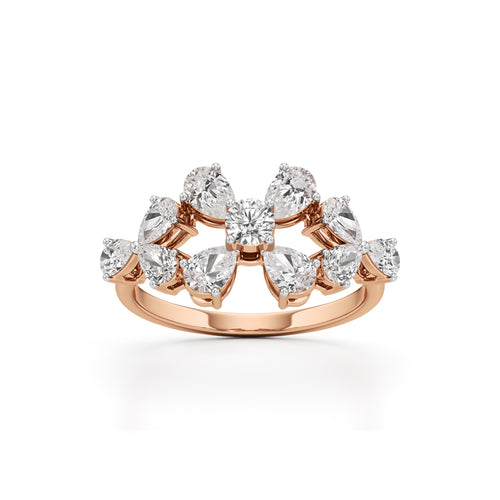 Florenza Petal Cluster Ring