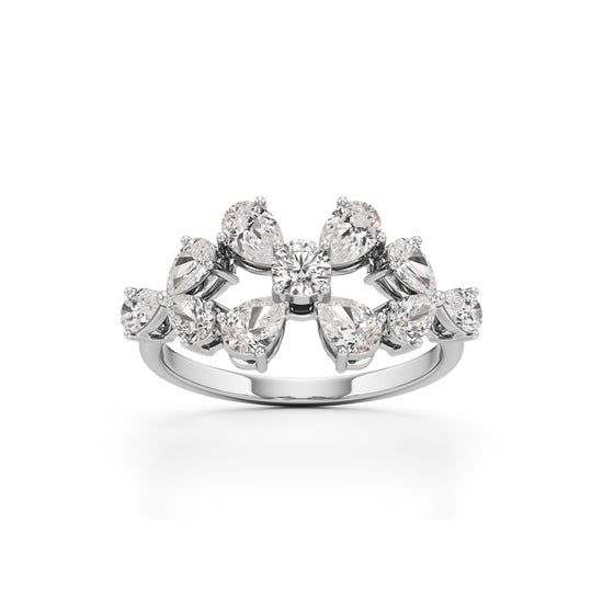 Florenza Petal Cluster Ring