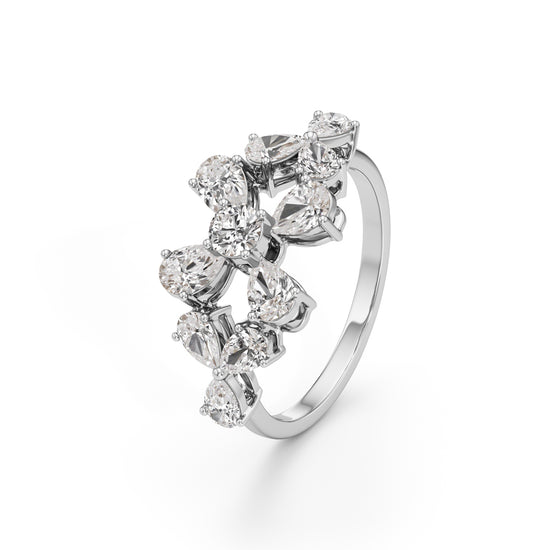 Florenza Petal Cluster Ring