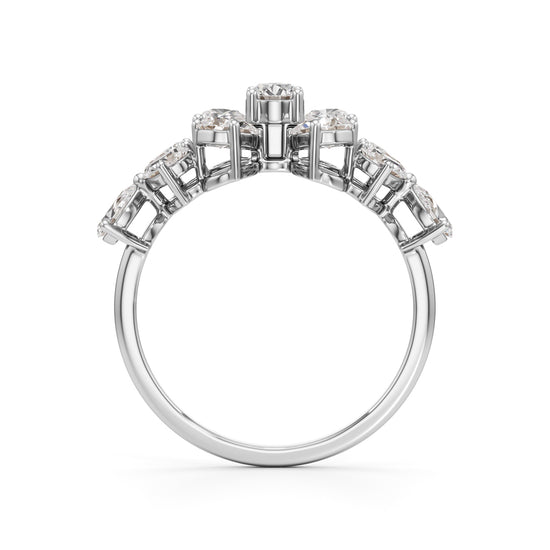 Florenza Petal Cluster Ring