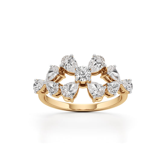 Florenza Petal Cluster Ring