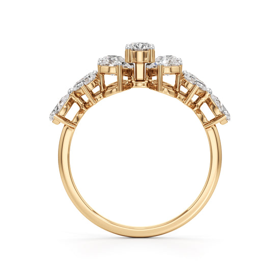 Florenza Petal Cluster Ring