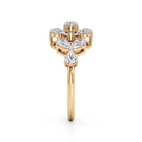 Florenza Petal Cluster Ring