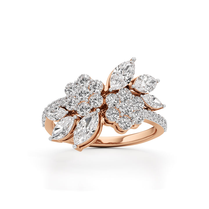 Elysia Marquise Bloom Diamond Ring
