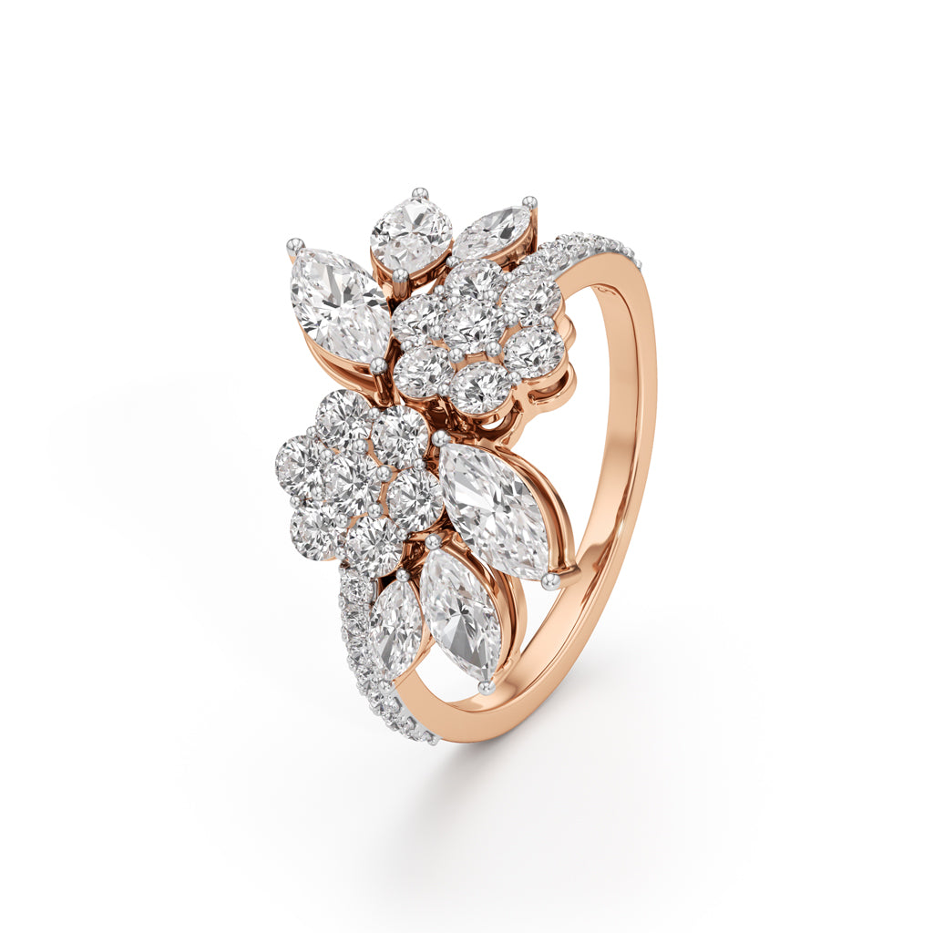 Elysia Marquise Bloom Diamond Ring