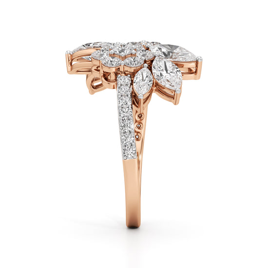 Elysia Marquise Bloom Diamond Ring