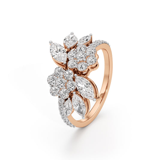 Elysia Marquise Bloom Diamond Ring