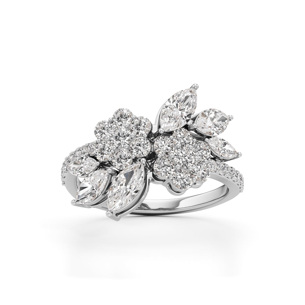 Elysia Marquise Bloom Diamond Ring