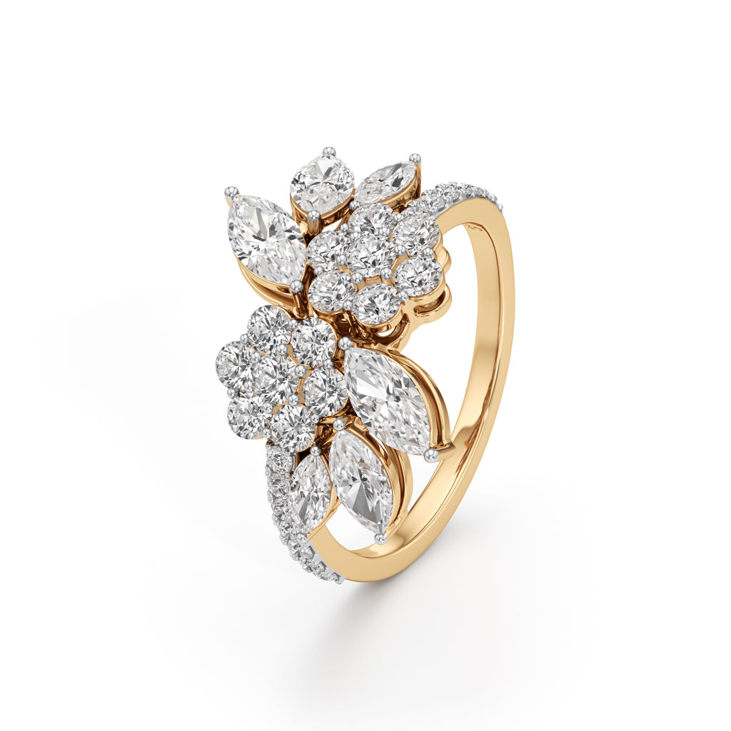 Elysia Marquise Bloom Diamond Ring