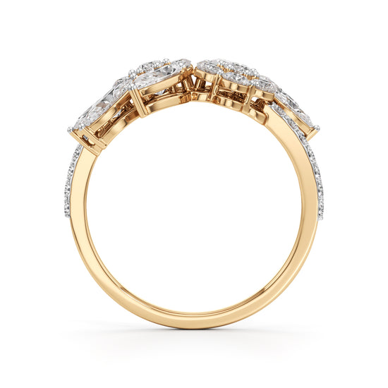 Elysia Marquise Bloom Diamond Ring