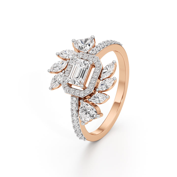 Celestia Radiant Halo Ring