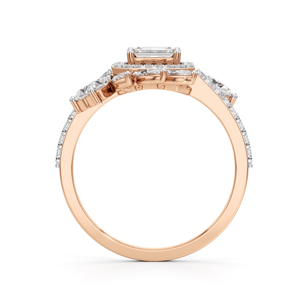 Celestia Radiant Halo Ring