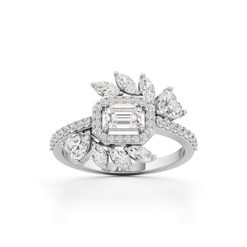 Celestia Radiant Halo Ring
