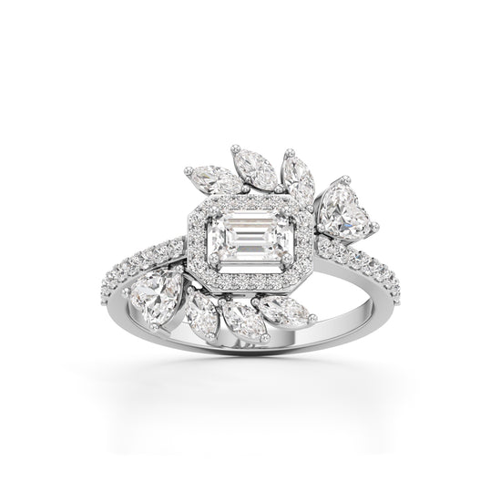 Celestia Radiant Halo Ring