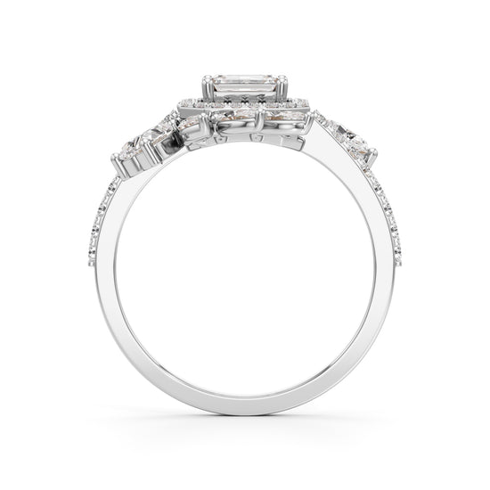 Celestia Radiant Halo Ring