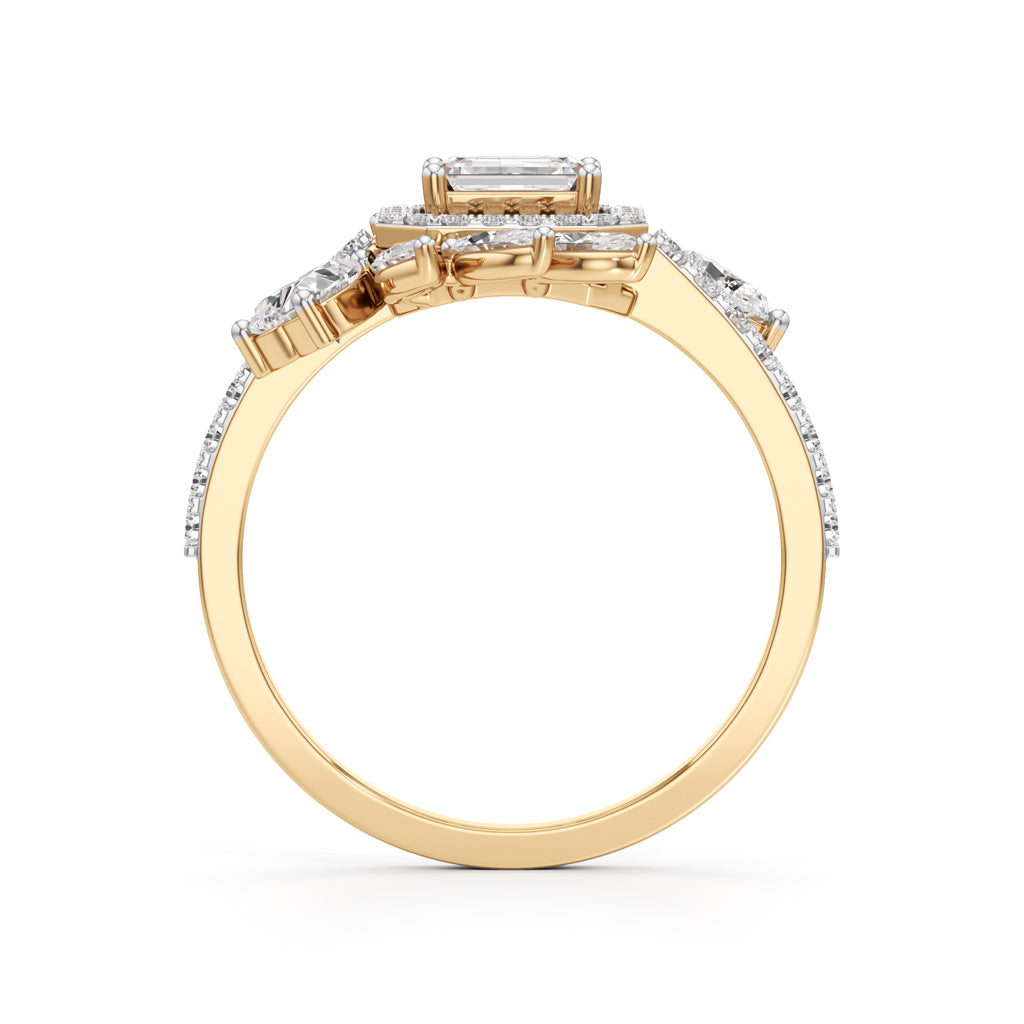 Celestia Radiant Halo Ring