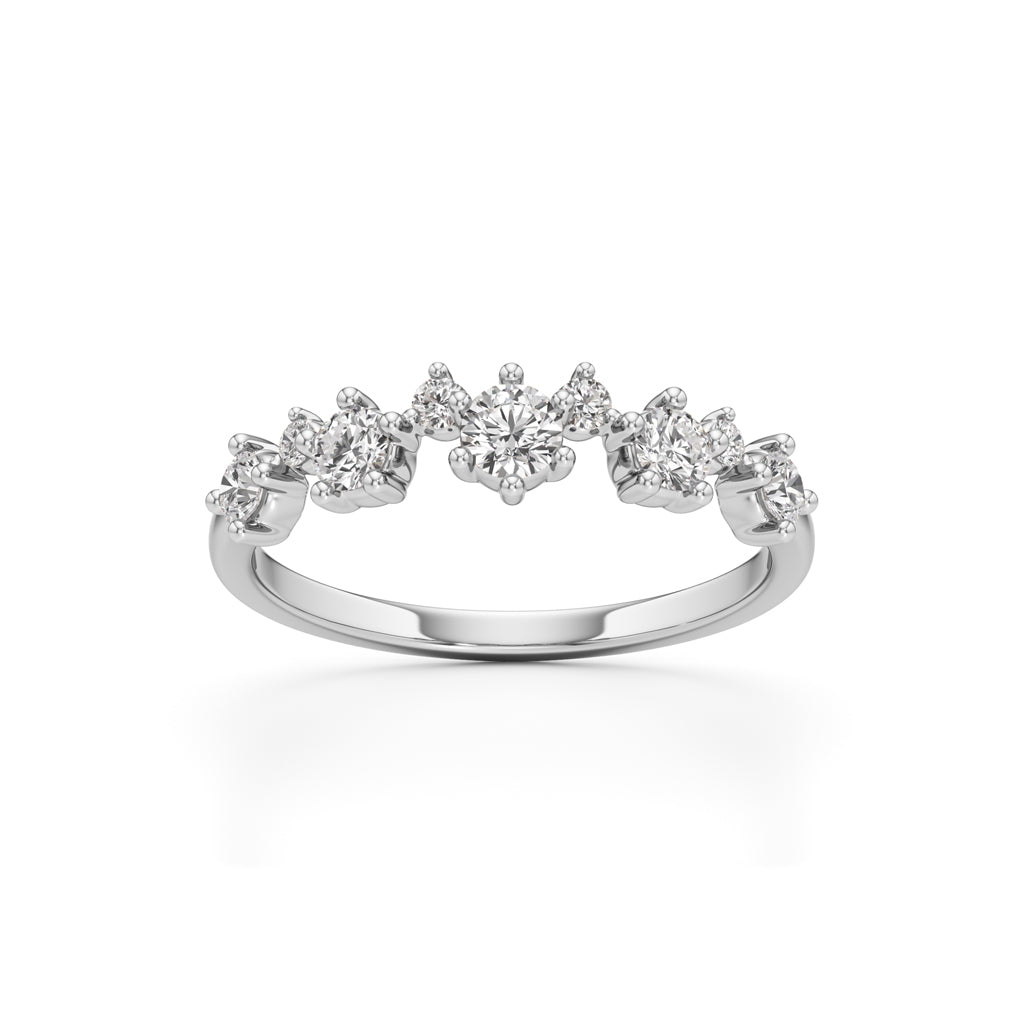 Celestia Diamond Burst Ring