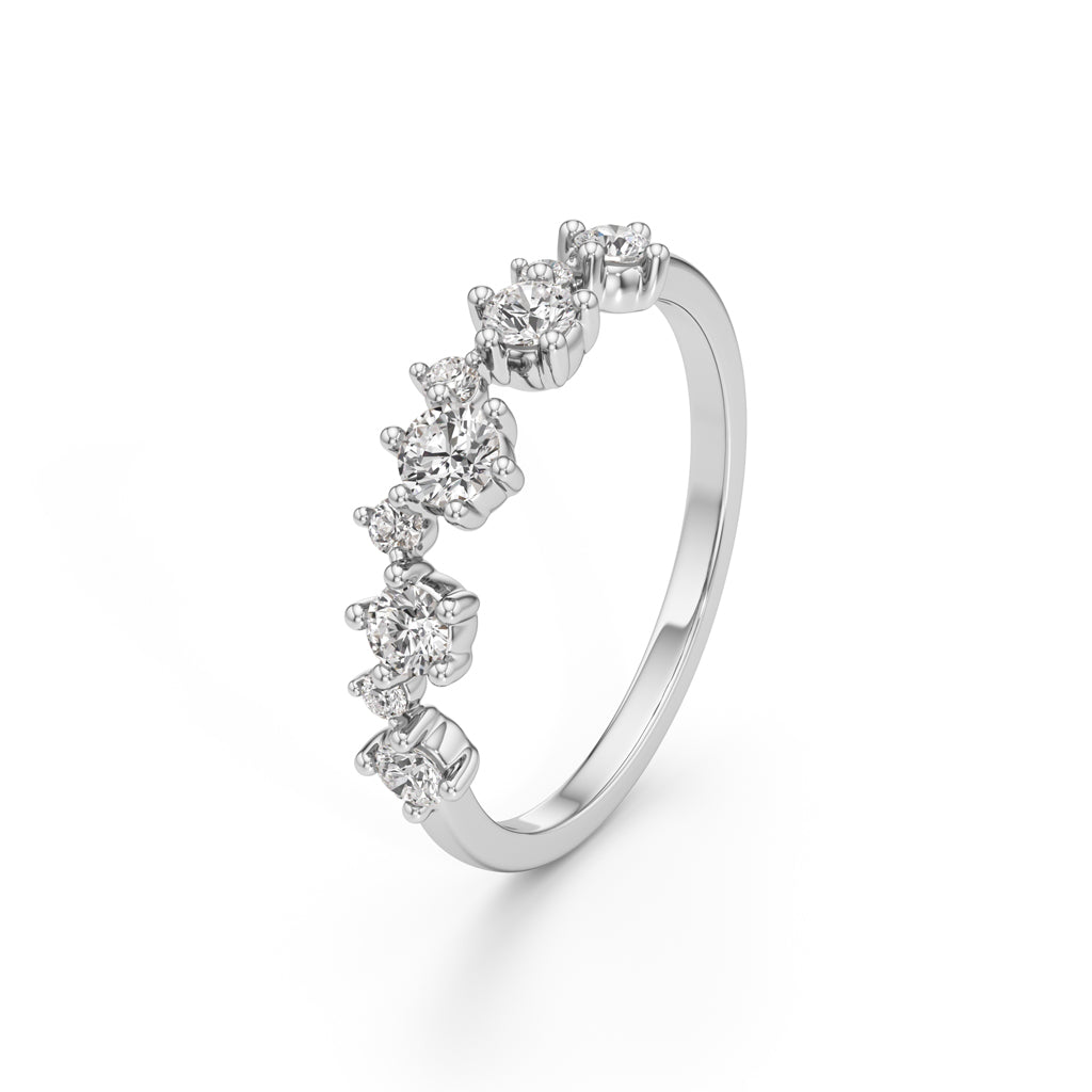 Celestia Diamond Burst Ring