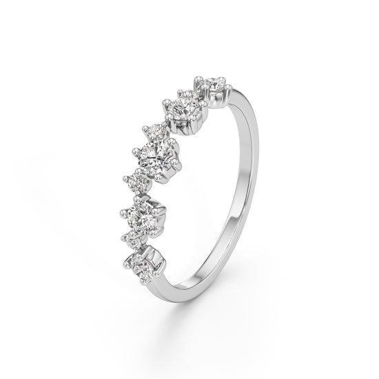 Celestia Diamond Burst Ring