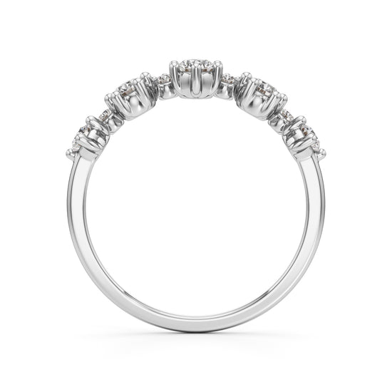 Celestia Diamond Burst Ring