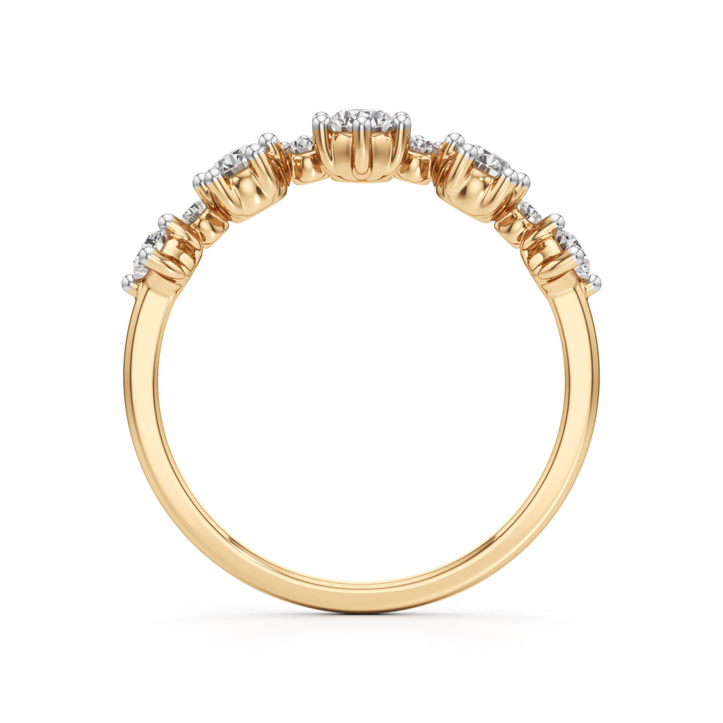 Celestia Diamond Burst Ring