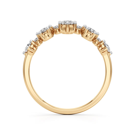 Celestia Diamond Burst Ring
