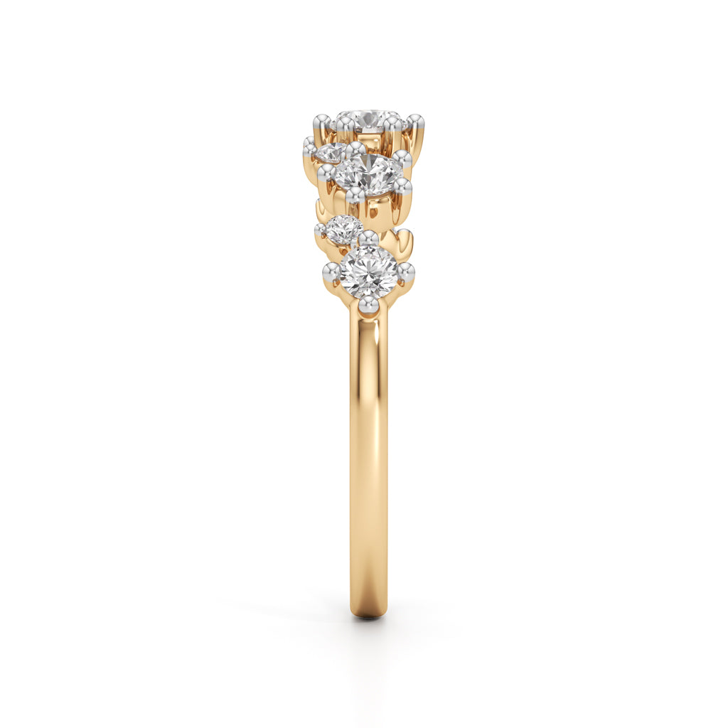 Celestia Diamond Burst Ring