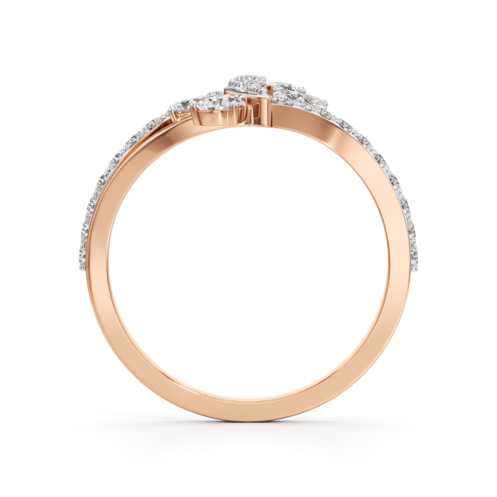 Serenity Flow Diamond Ring