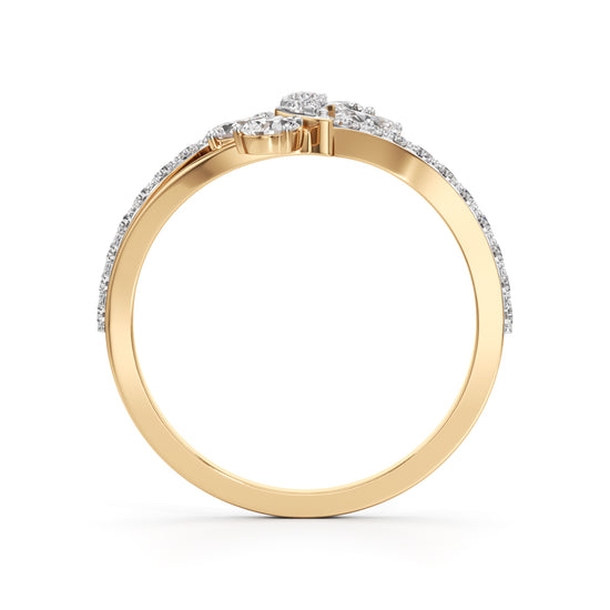 Serenity Flow Diamond Ring