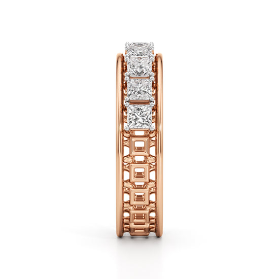 Regalia Princess-Cut Diamond Eternity Band