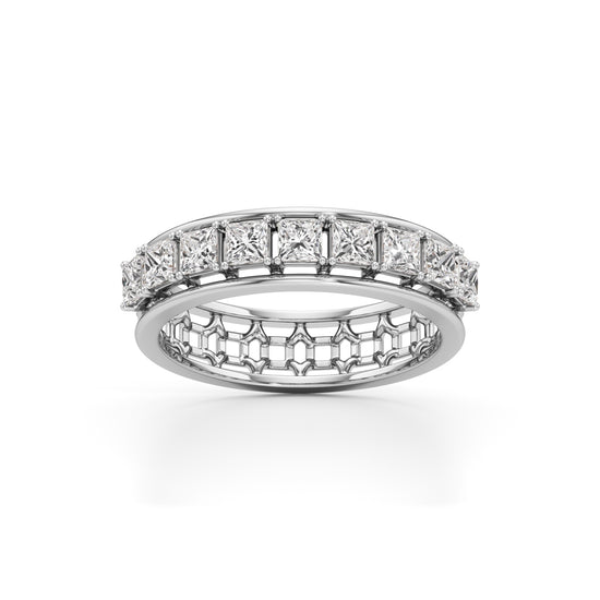 Regalia Princess-Cut Diamond Eternity Band