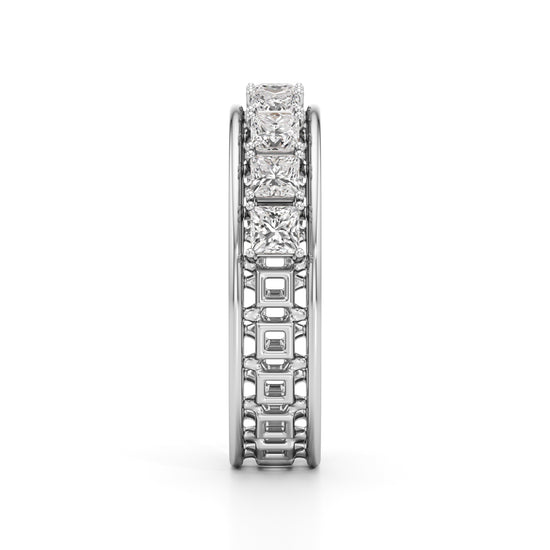 Regalia Princess-Cut Diamond Eternity Band