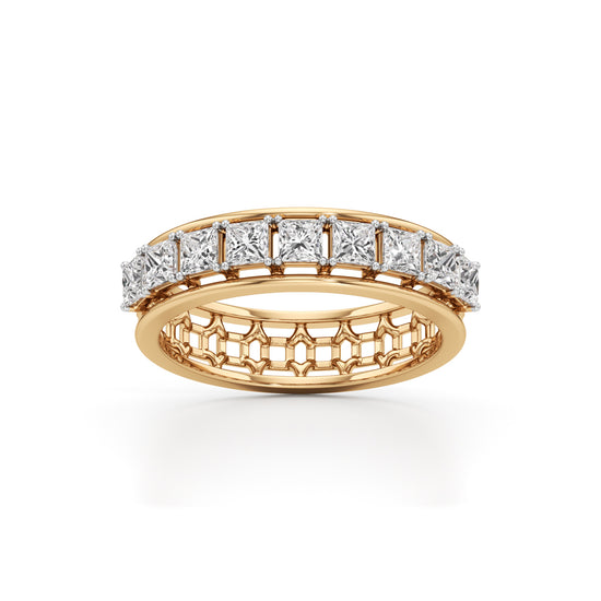 Regalia Princess-Cut Diamond Eternity Band
