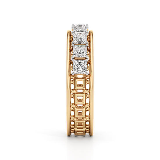 Regalia Princess-Cut Diamond Eternity Band