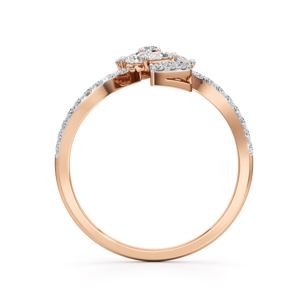 Celestia Bloom Diamond Statement Ring